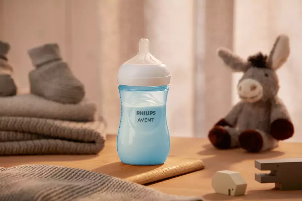 شیشه شیر نچرال ۲۶۰ میلی لیتر فیلیپس اونت PHILIPS AVENT سری Response – آبی — تصویر ۶