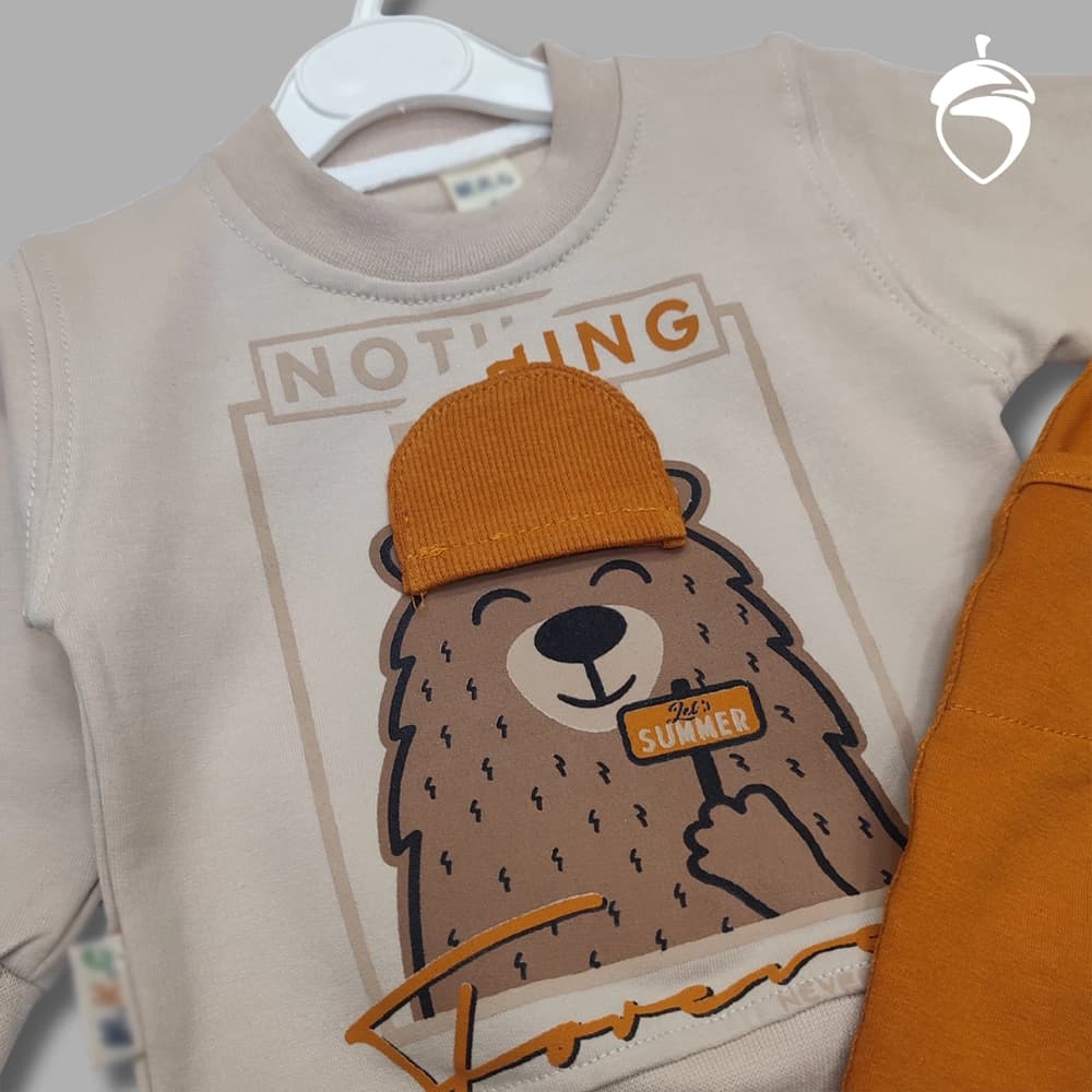 بلوز شلوار پسرانه دخترانه نقلی Teddy NOT — تصویر ۵