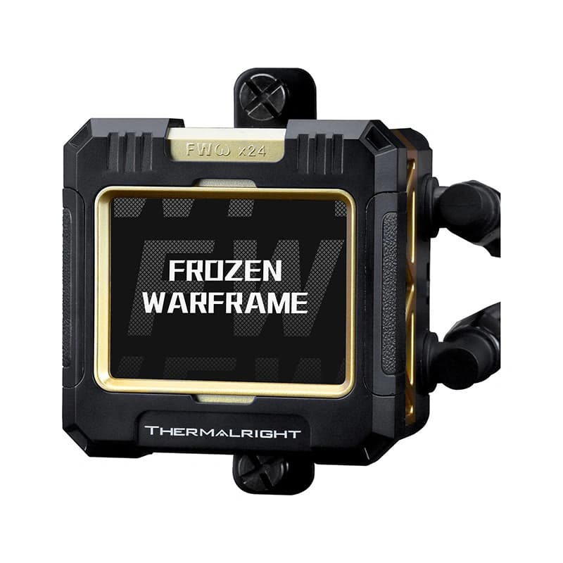 خنک کننده مایع ترمالرایت Frozen Warframe 360 ARGB با نمایشگر LCD و نورپردازی ARGB — تصویر ۵