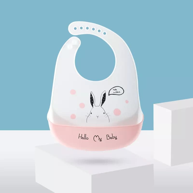 پیشبند سیلیکونی کودک طرحدار مدل AST810 — تصویر ۵