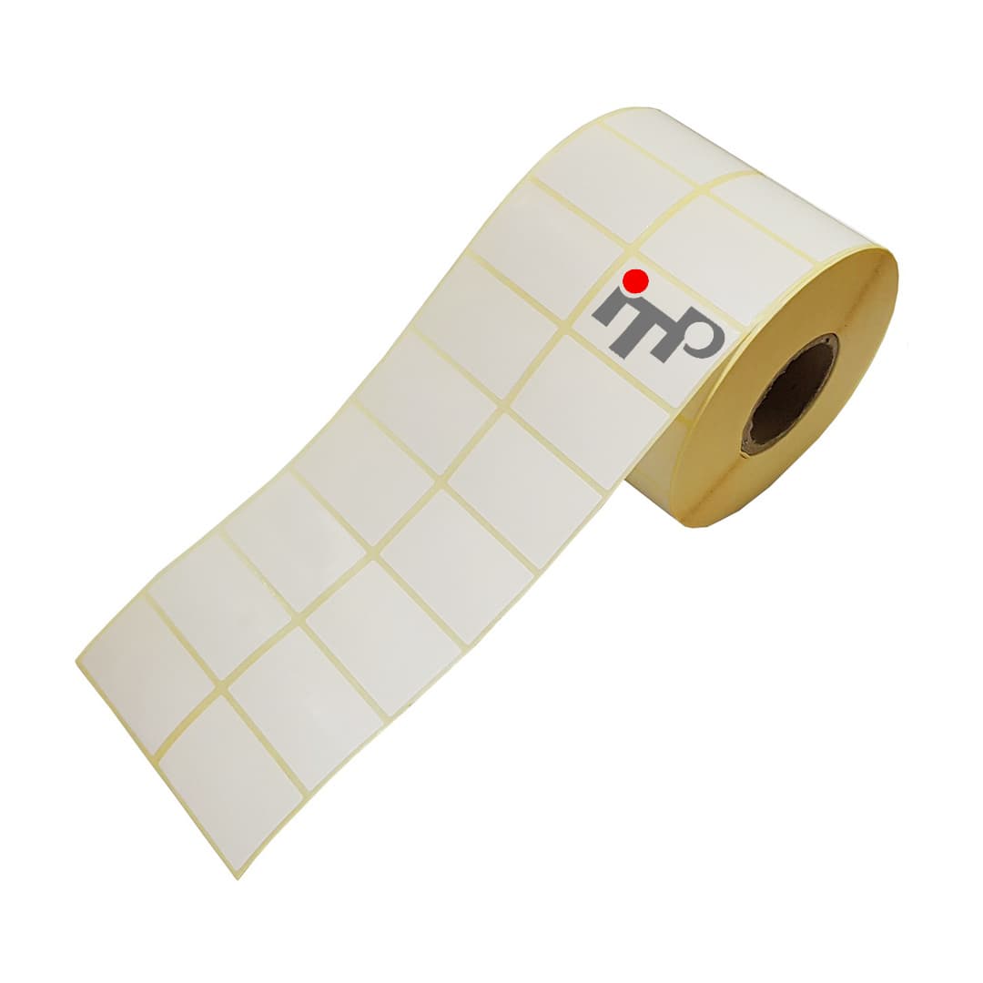 برچسب پرینتر لیبل زن پی وی سی 18*30 pvc دو ردیفه