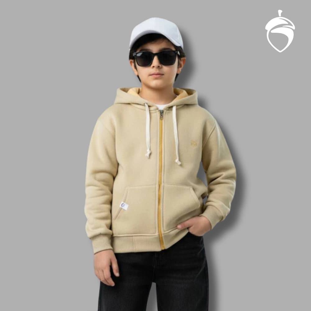 سویشرت پسرانه دخترانه داخل کرک طرح BS — تصویر ۳