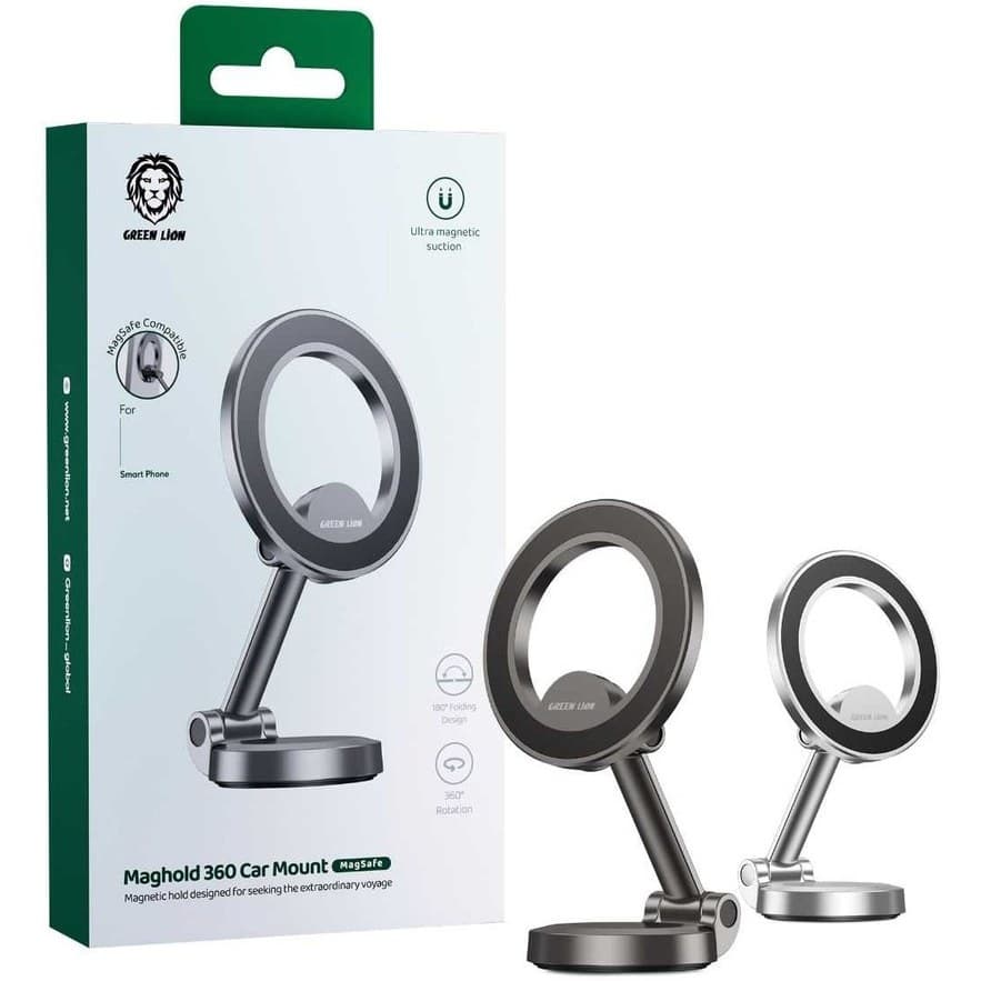 هولدر نگهدارنده موبایل 360درجه Green maghold 360 car mount