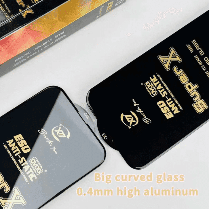 گلس گوشی سامسونگ A35 / A55 / M35 مدل Super X | آنتی استاتیک تمام صفحه — تصویر ۴