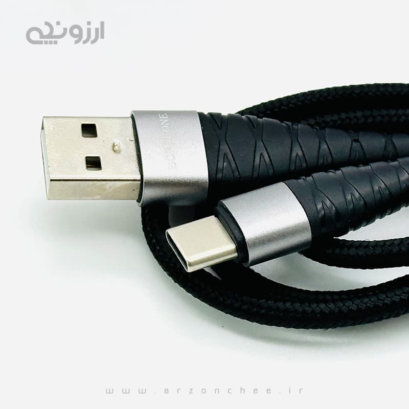 کابل شارژ UCB-C بروفون – مدل BX32 طول 1 متر — تصویر ۲