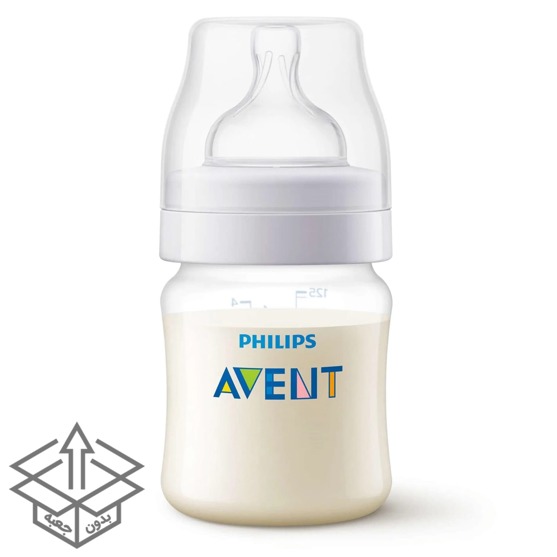 شیشه شیر کلاسیک ۱۲۵ میلی‌لیتر فیلیپس اونت PHILIPS AVENT سری AntiColic – بدون جعبه
