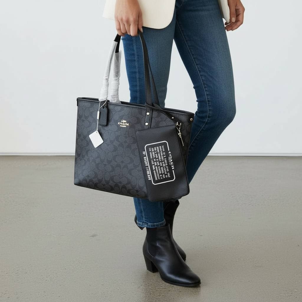توت بگ دو رو برند کوچ 36658 Tote Bag Coach — تصویر ۶