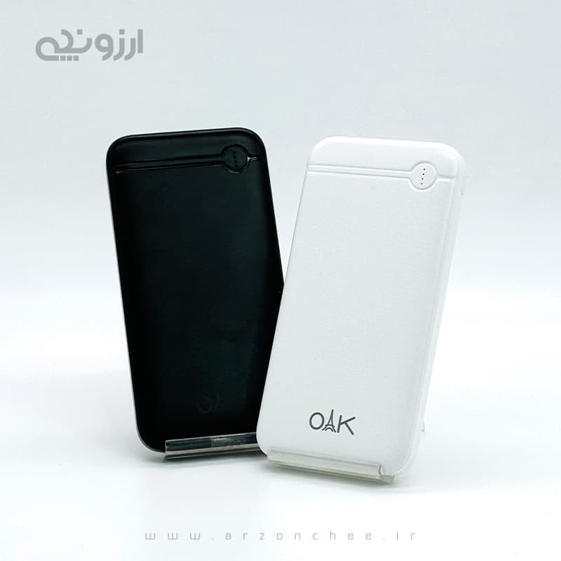 پاوربانک oak – مدل PB10 ظرفیت 10000 میلی آمپر ساعت