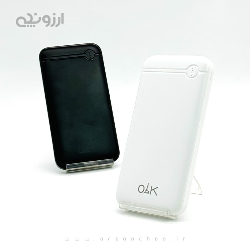 پاوربانک oak – مدل PB10 ظرفیت 10000 میلی آمپر ساعت — تصویر ۳