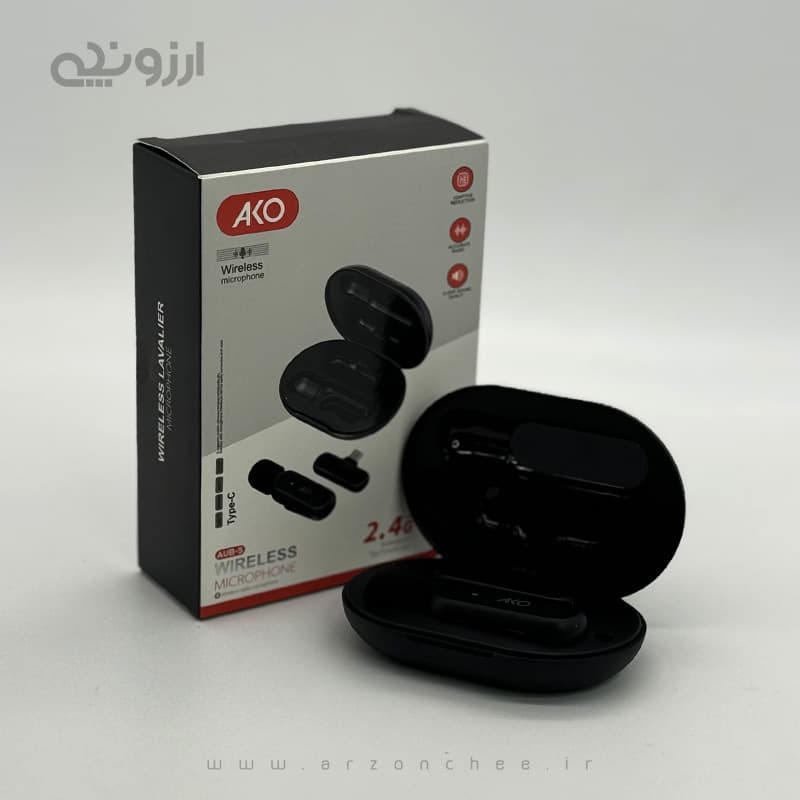 میکروفن تایپ سی آکو AKO – مدل AUB-5 Type-C — تصویر ۴