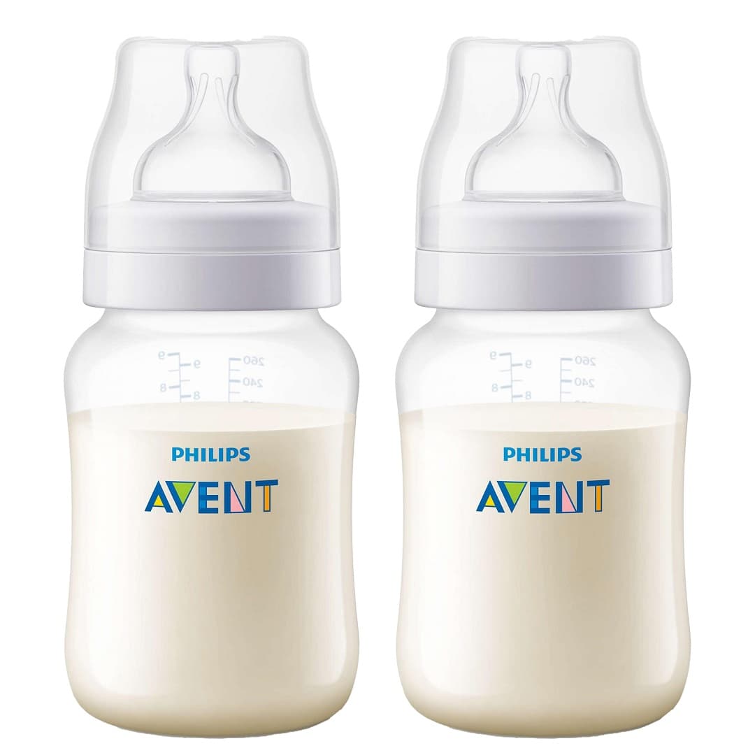 شیشه شیر کلاسیک ۲۶۰ میلی‌لیتر دوتایی فیلیپس اونت PHILIPS AVENT سری AntiColic