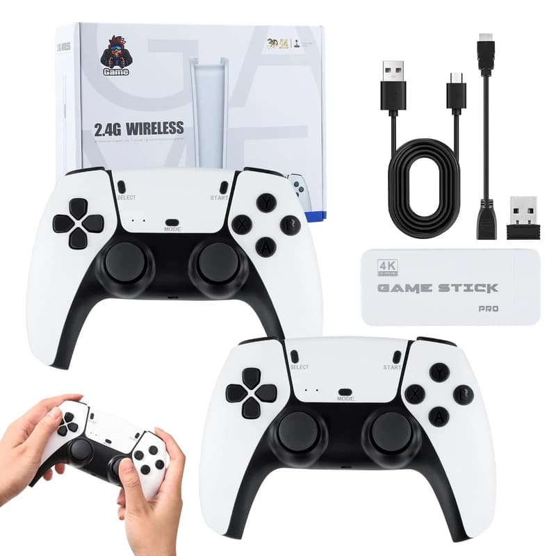 کنسول بازی گیم استیک پرو طرح ps5 مدل Game stick 4K Ultra (اورجینال) — تصویر ۱۲