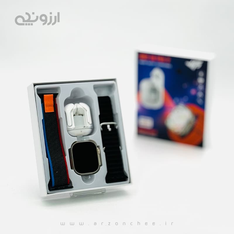 پک ساعت هوشمند و ایرپاد – مدل HR2 Ultra 2 — تصویر ۵
