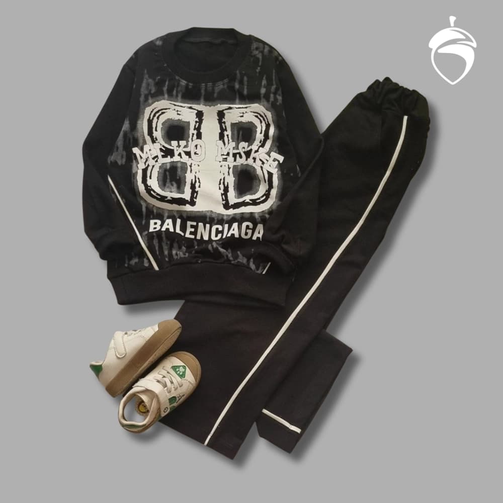 بلوز شلوار پسرانه دخترانه BB Balenciaga — تصویر ۳