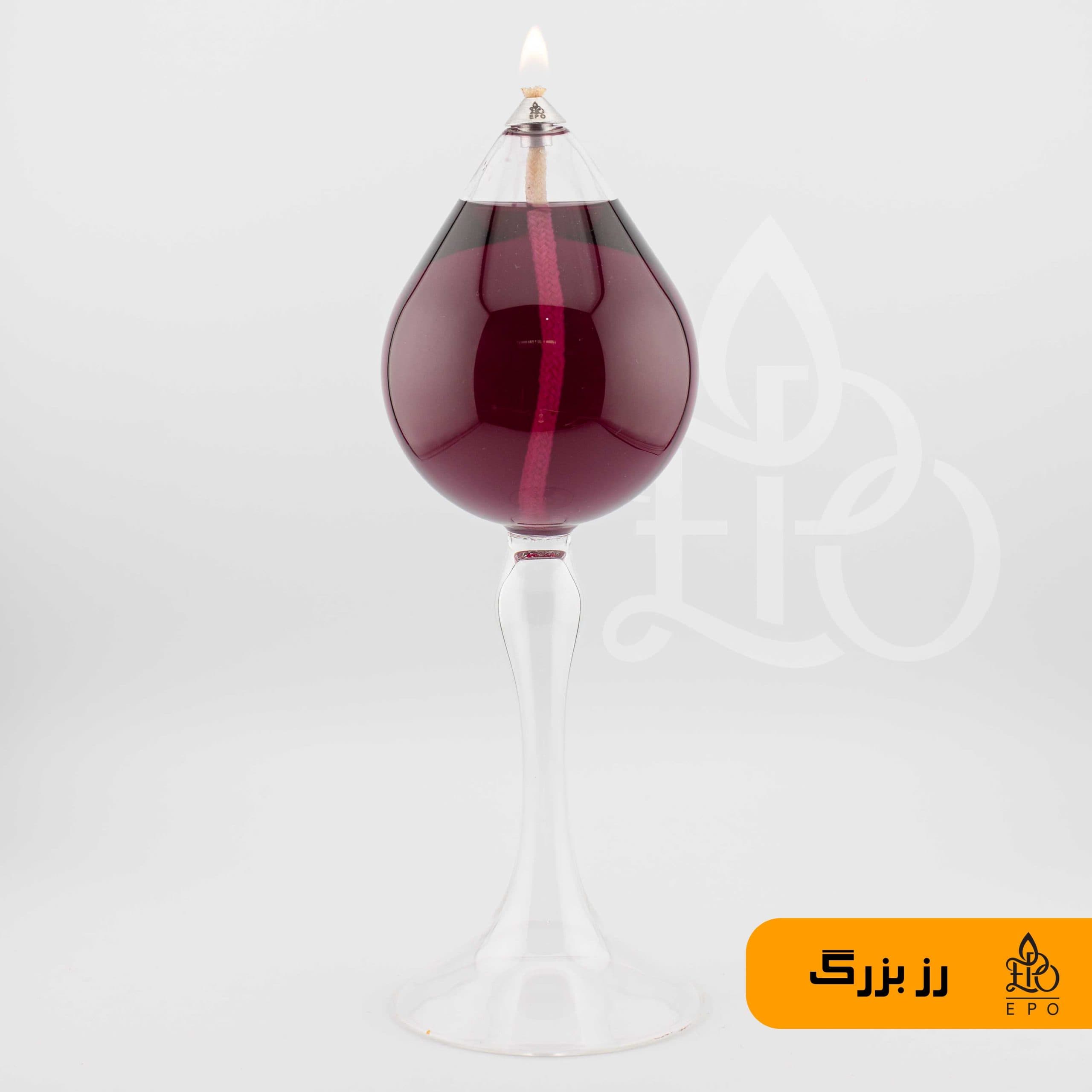 شمع پیرکس رز — تصویر ۲