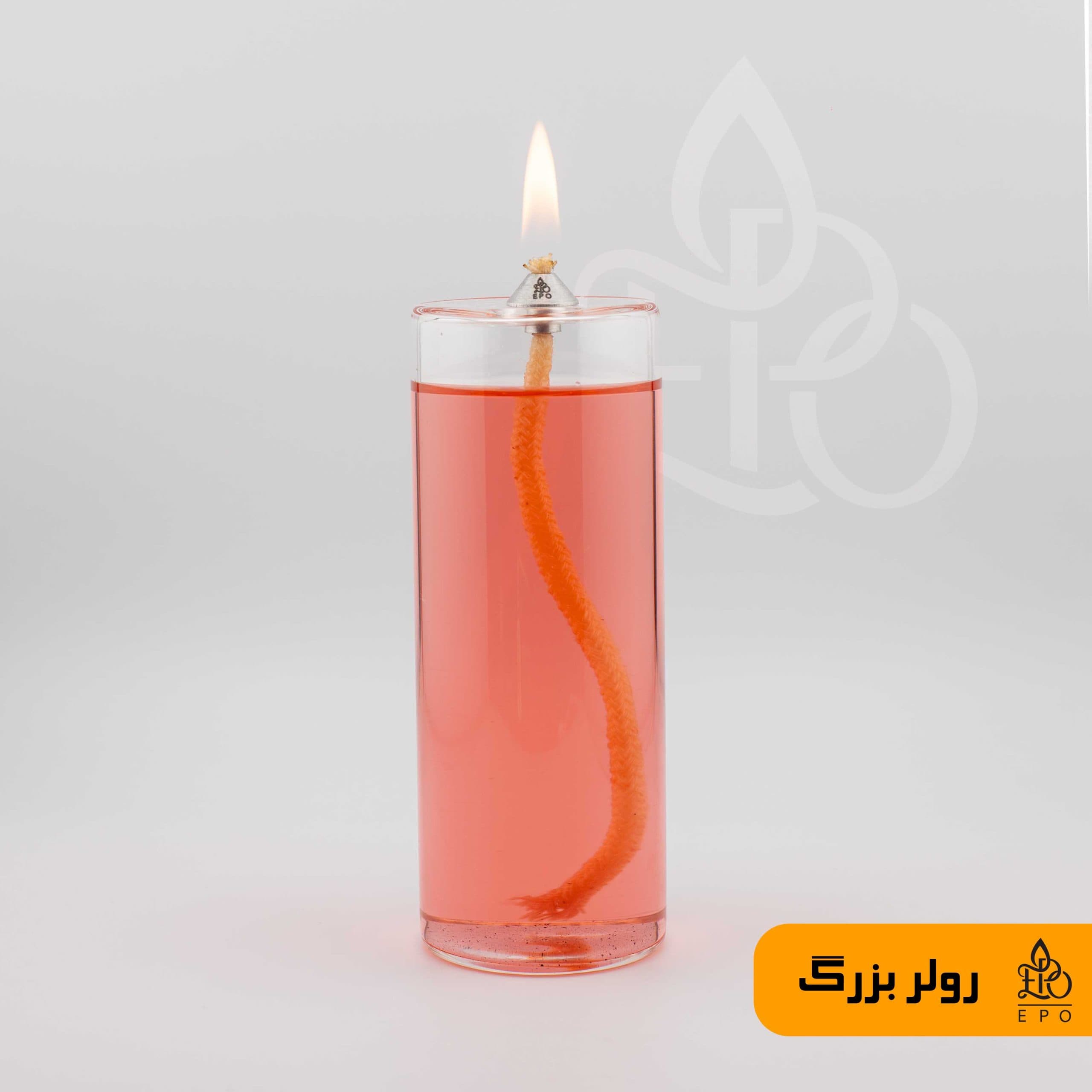 شمع پیرکس رولر
