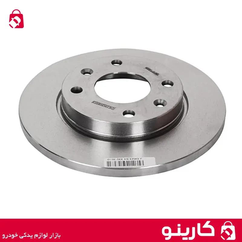 دیسک ترمز چرخ جلو 247*13 پژو 206 ایساکو 0670201899 — تصویر ۲