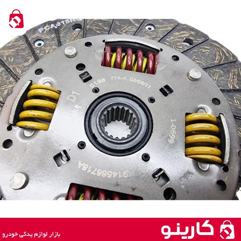 دیسک و صفحه کلاچ بابلبرینگ یکپارچه EF7 TC گیربکس BE و MT6 سمند ایساکو 0670303399 — تصویر ۶