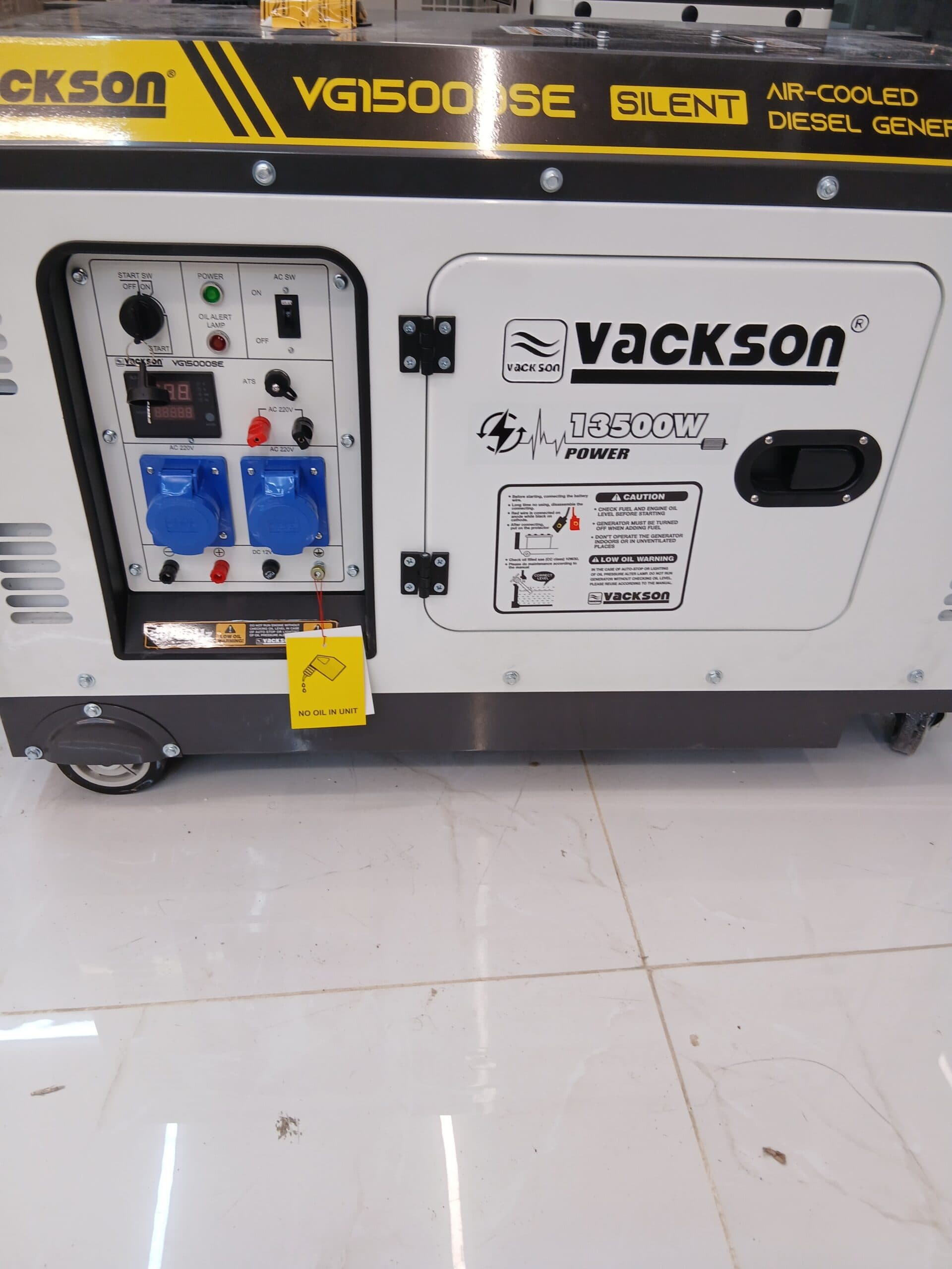 دیزل ژنراتور واکسون 13.5کیلووات سایلنت مدل VG1500SE