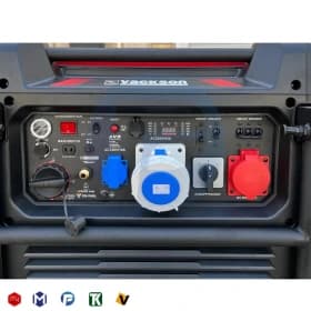 موتور برق سه گانه سوز واکسون مدل VK25500iSER+GLN ظرفیت ۱۵ کیلووات سایلنت ریموت استارت — تصویر ۳