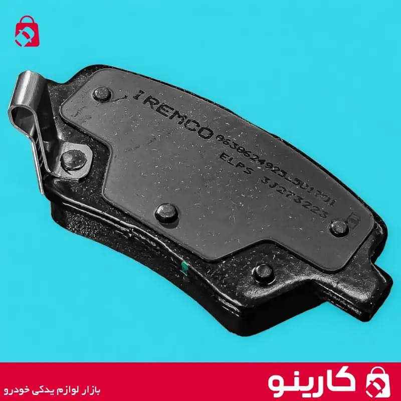 لنت ترمز چرخ عقب سمند دیسکی امکو emco بسته 4 عددی — تصویر ۳