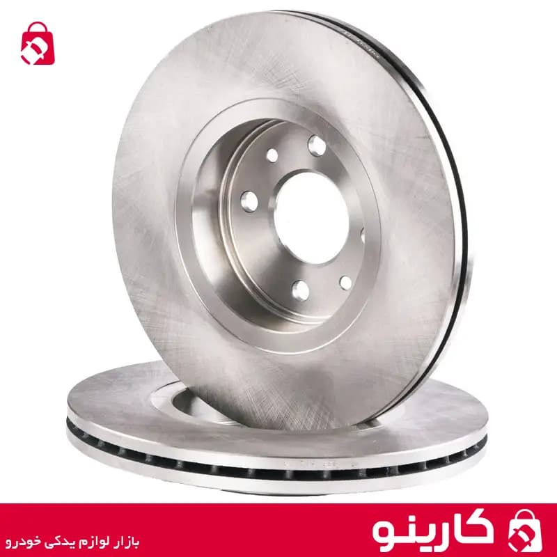 دیسک ترمز چرخ جلو پژو 405 جهان پارت jap بسته 2 عددی