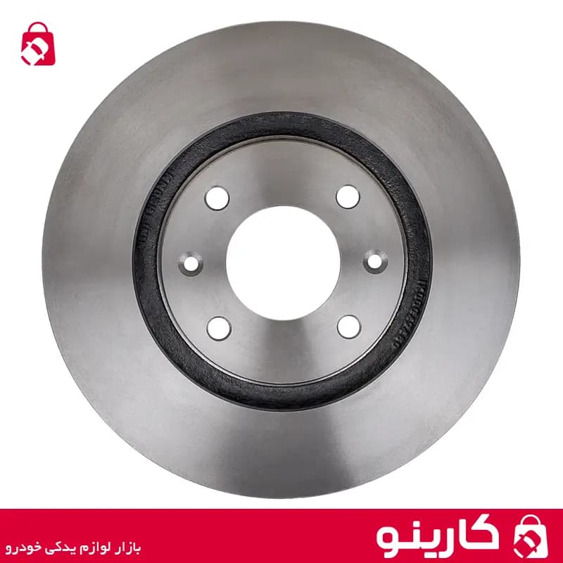 دیسک ترمز چرخ جلو سمند ماندو عظام ezam بسته 2 عدد