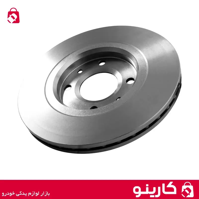 دیسک ترمز چرخ جلو پژو 405 بالتین جفت — تصویر ۴