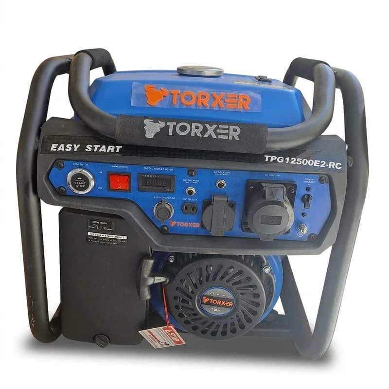 موتور برق بنزینی 10 کیلووات تک فاز تورکسر مدل TPG12500E2-RC ریموت‌دار