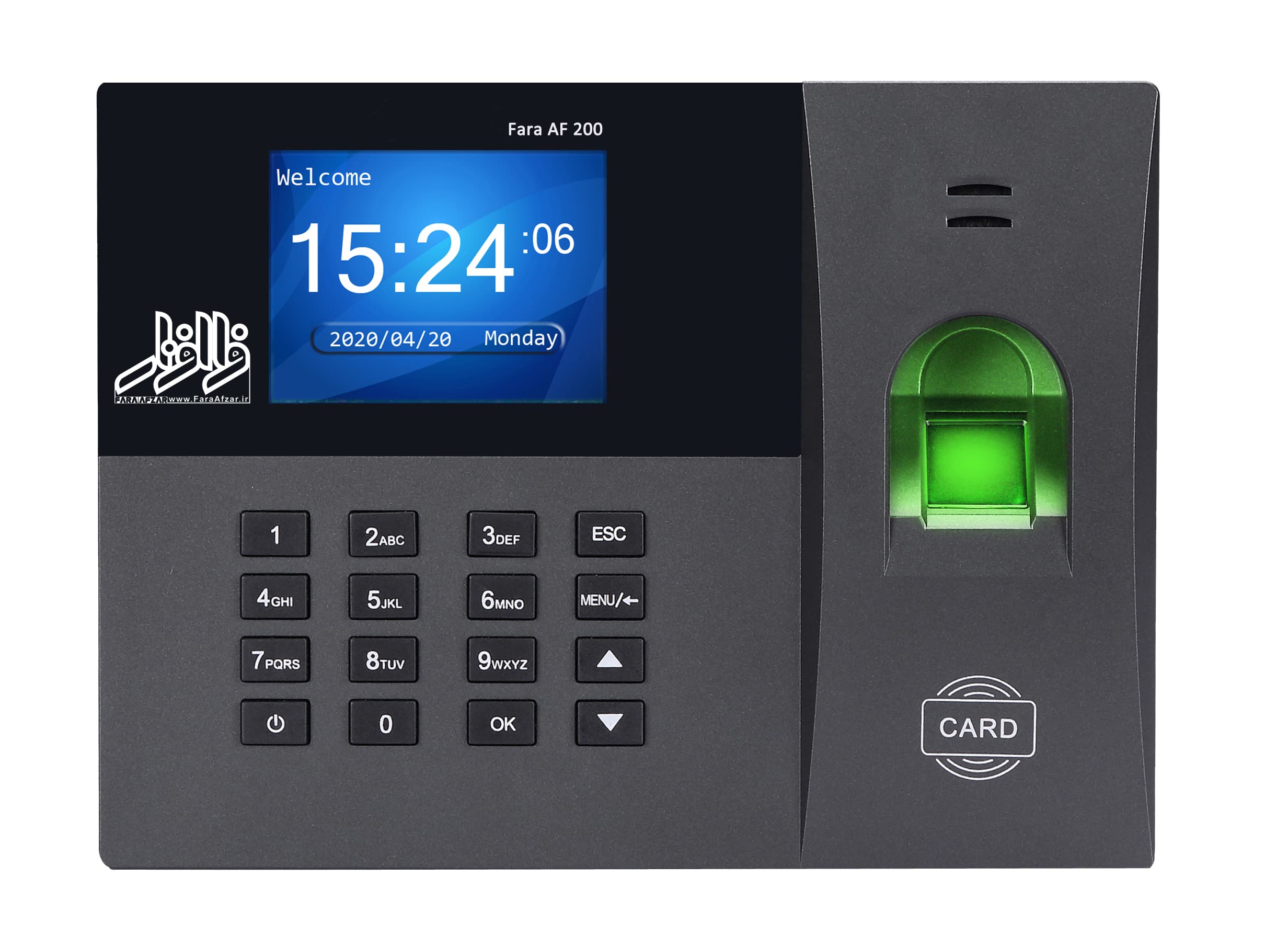 دستگاه حضور و غیاب اثرانگشت Fara Af200 — تصویر ۲