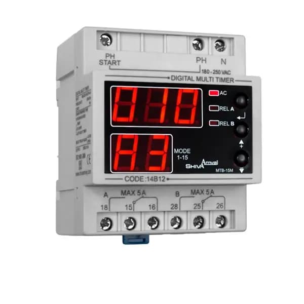 تایمر همه کاره (مولتی تایمر) شیوا امواج مدل MTB-15M
