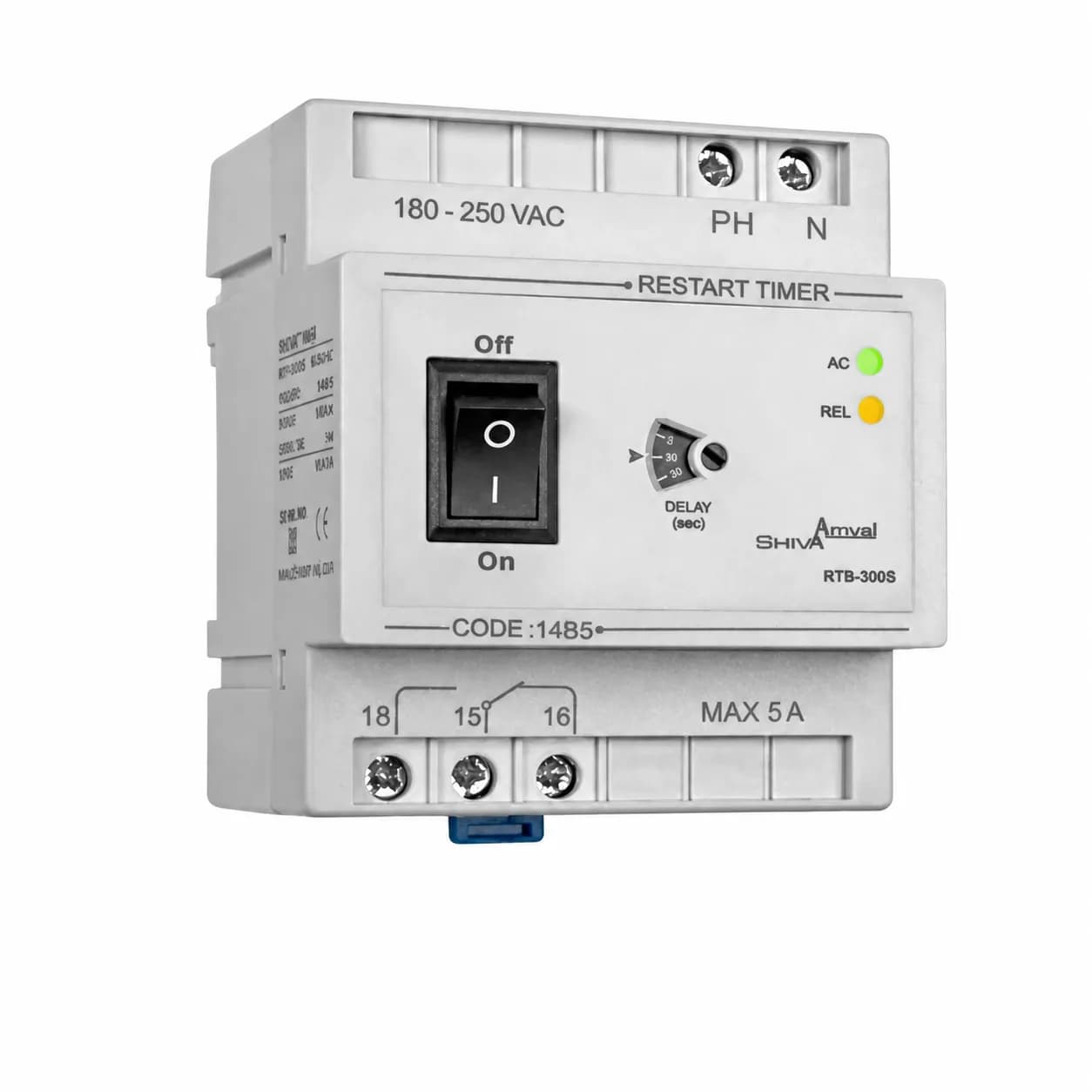 تایمراستارت مجدد (سری M) شیوا امواج مدل RTM-300