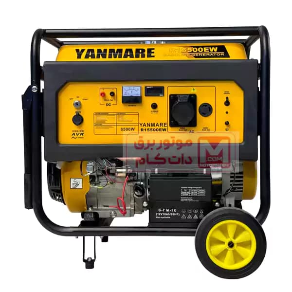 موتور برق بنزینی یانمار 8.5 کیلو وات مدل R15500EW — تصویر ۹