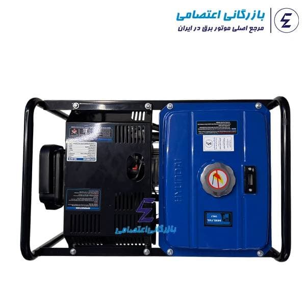 موتور برق دیزلی ۷ کیلووات هیوندای مدل HG-6570 — تصویر ۸