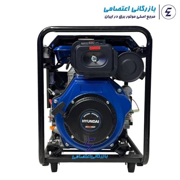موتور برق دیزلی ۷ کیلووات هیوندای مدل HG-6570 — تصویر ۴