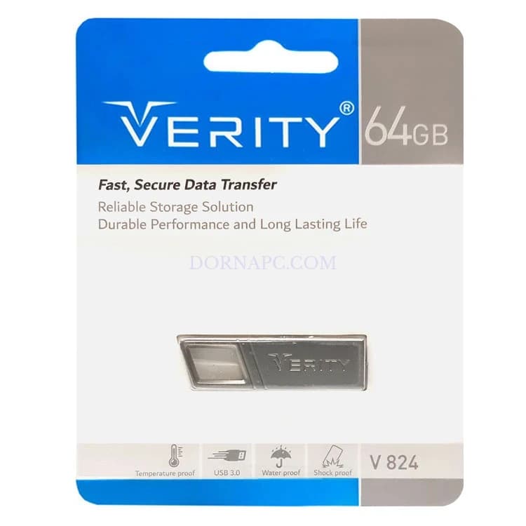 فلش وریتی VERITY USB3 824 ظرفیت 64 گیگابایت — تصویر ۲