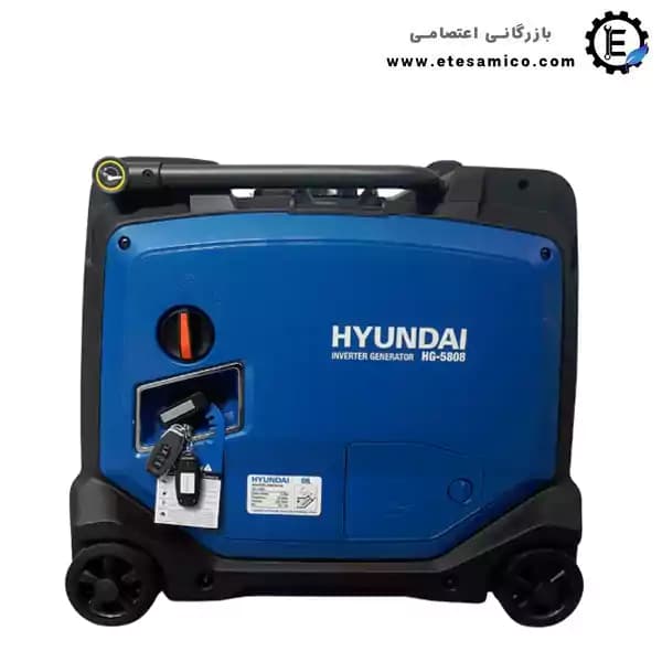 موتور برق هیوندای 5.7 کیلو وات سایلنت مدل HG5808 — تصویر ۴