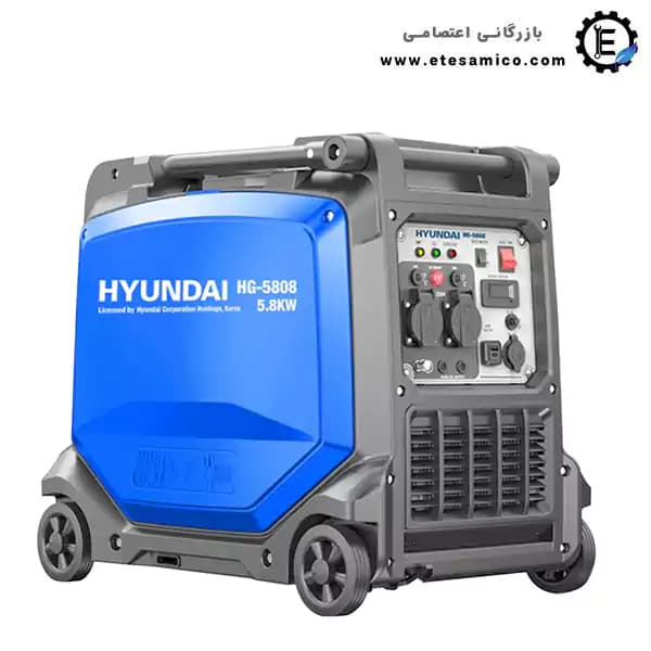 موتور برق هیوندای 5.7 کیلو وات سایلنت مدل HG5808