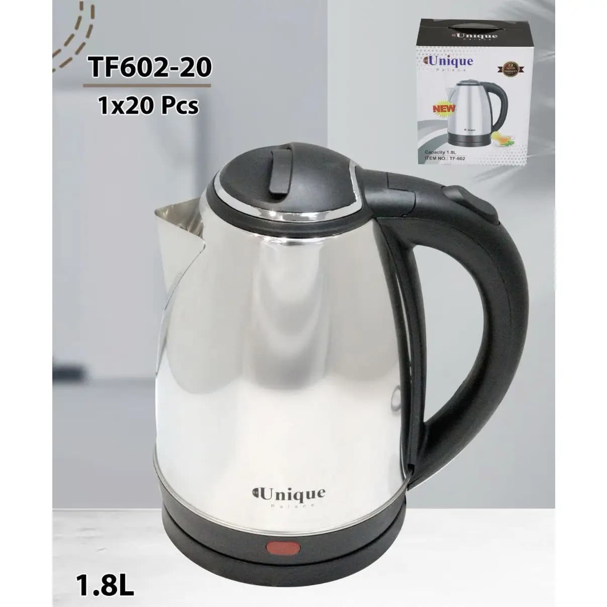 کتری برقی ۱.۸ لیتری unique TF602-20 — تصویر ۳
