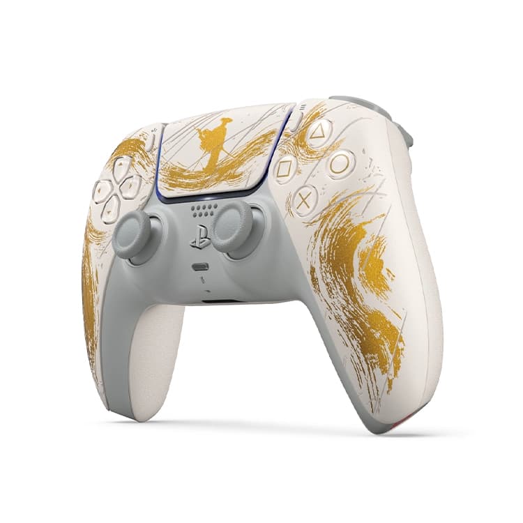 دسته پلی استیشن 5 مدل Ghost Of Yotei Gold Limited Edition — تصویر ۳