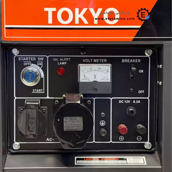 موتور برق توکیو 8 کیلو وات دیزلی مدل TY21500D-E — تصویر ۵