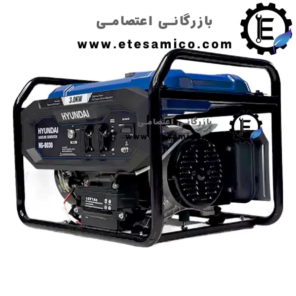 موتور برق هیوندای 3 کیلو وات بنزینی مدل HG-8030 — تصویر ۲