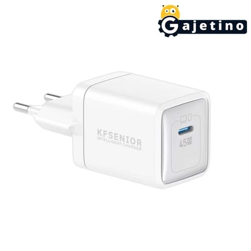 شارژر دیواری ۴۵ وات کی اف سنیور مدل KF Senior TH-245 | گجتینو — تصویر ۲