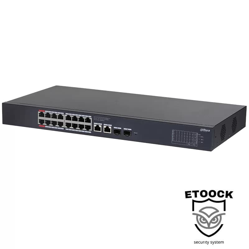 سوییچ 16 پورت داهوا مدل DH-CS4220-16GT-135 — تصویر ۲