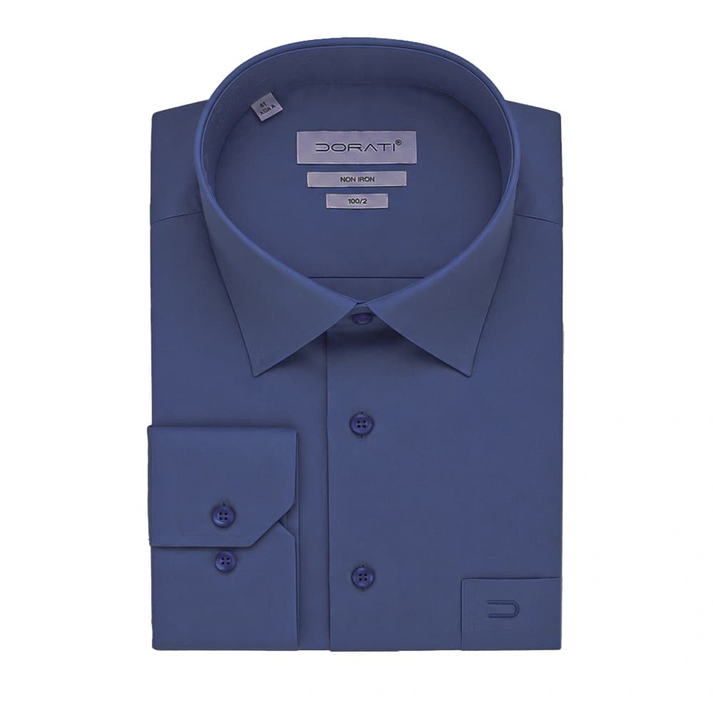 پیراهن مردانه رسمی آبی Non-Iron
