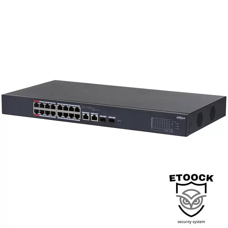سوییچ 16 پورت داهوا مدل DH-CS4218-16ET-135