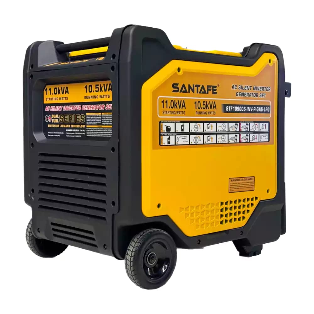 موتور برق سانتافه 11 کیلو وات سایلنت دو گانه سوز مدل STF 10900S — تصویر ۴