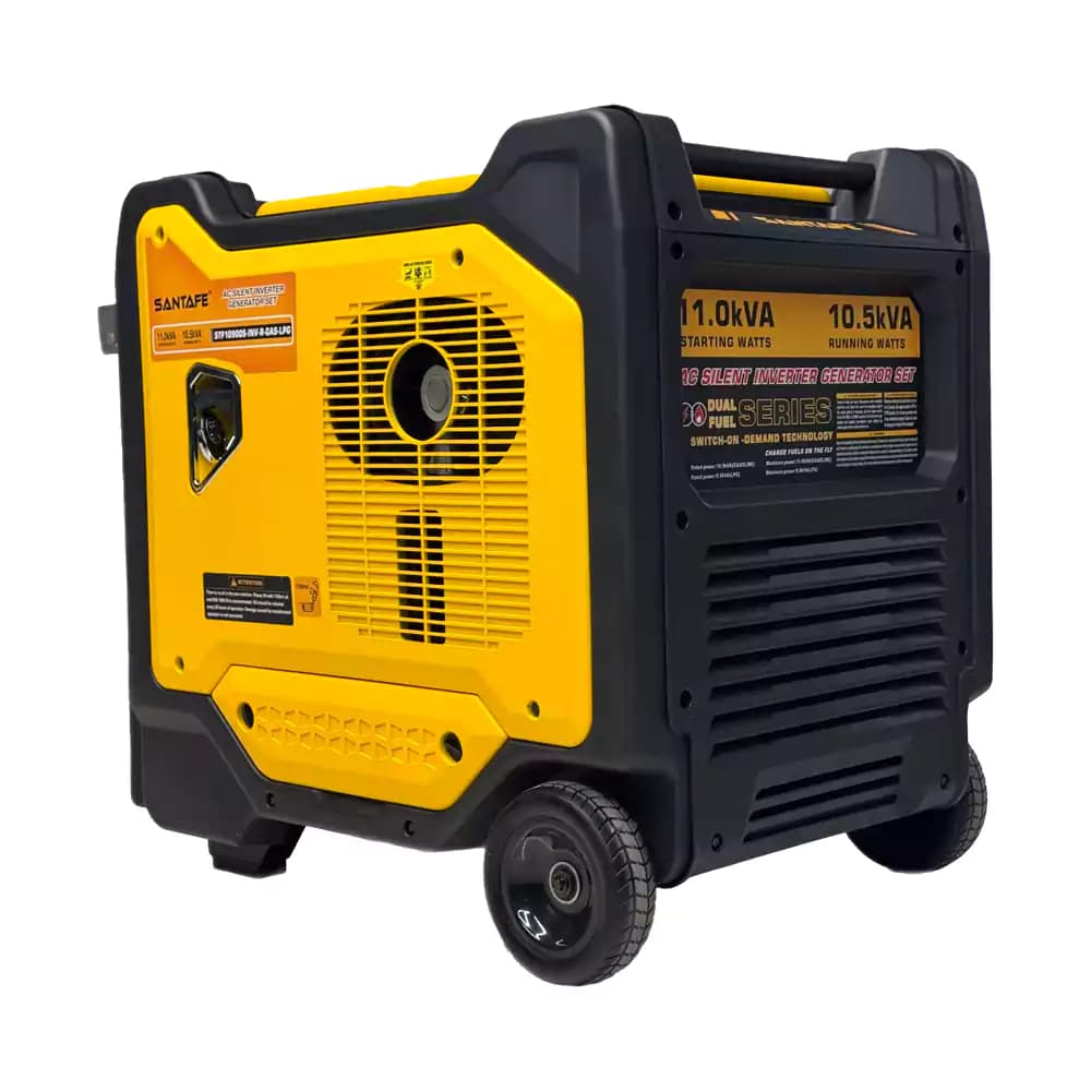 موتور برق سانتافه 11 کیلو وات سایلنت دو گانه سوز مدل STF 10900S — تصویر ۶