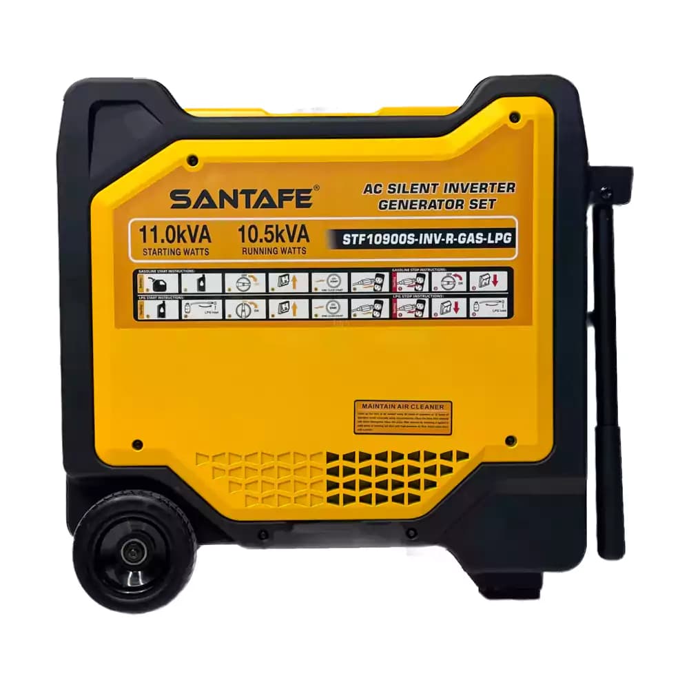 موتور برق سانتافه 11 کیلو وات سایلنت دو گانه سوز مدل STF 10900S — تصویر ۳