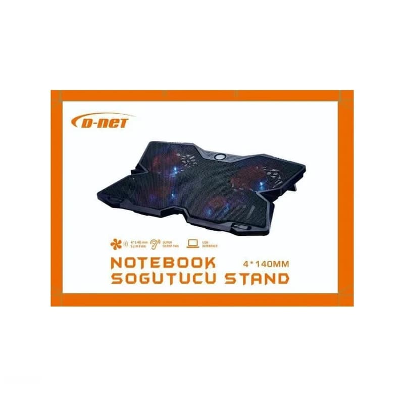 فن نوت بوک چهار فن گیمینگ دی نت مدل D-NET DT-70 — تصویر ۲
